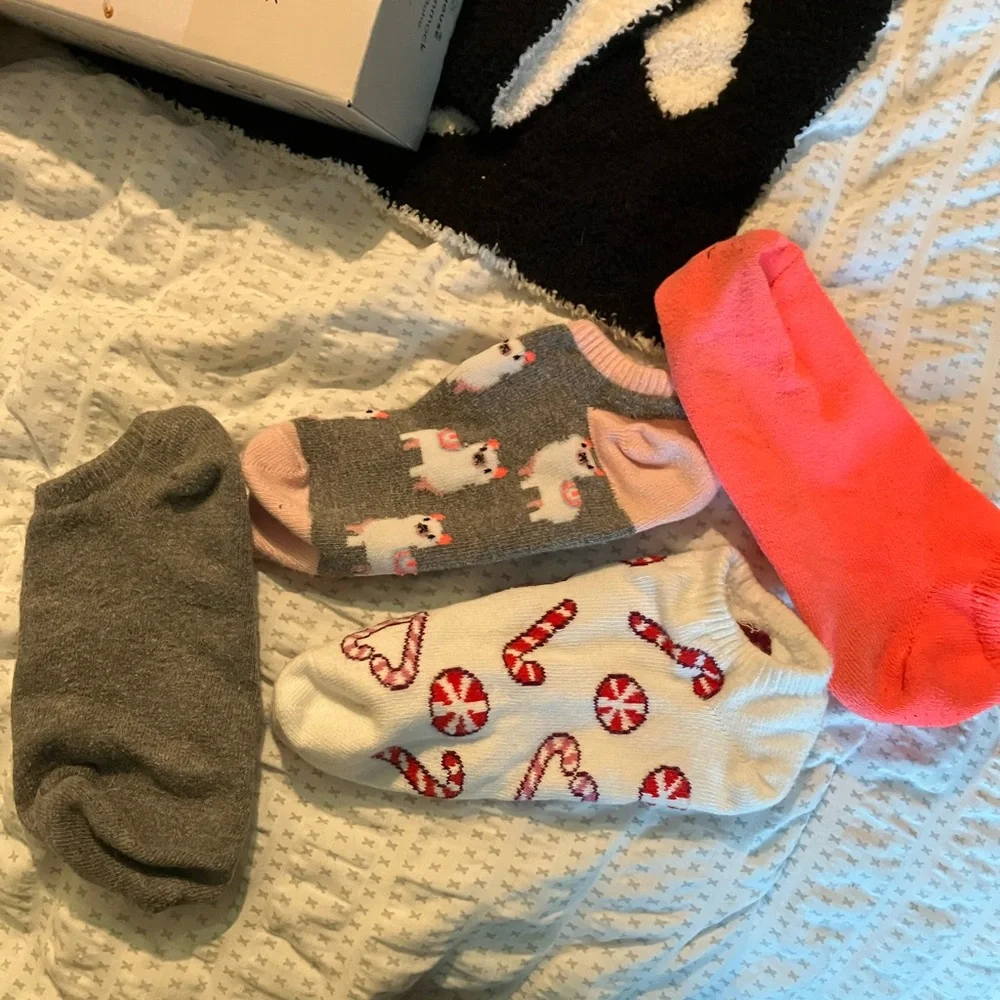 Set of 4 Girls Socks